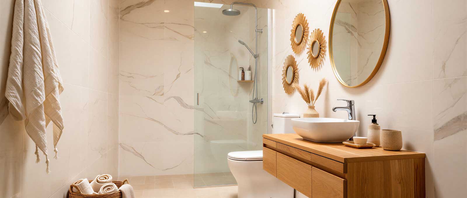 Walk-in shower style